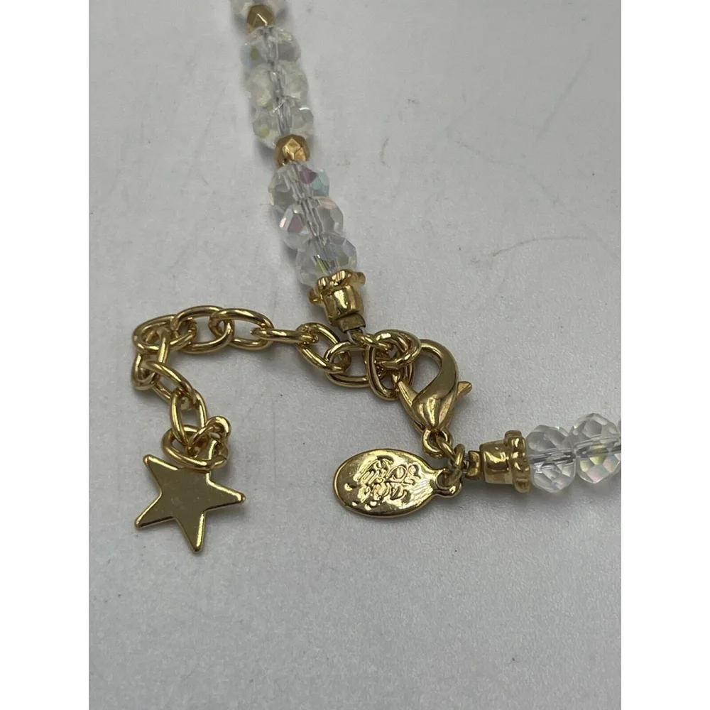 Kirks Folly Gold Star Aurora Borealis Bead Necklace - Picture 6 of 9